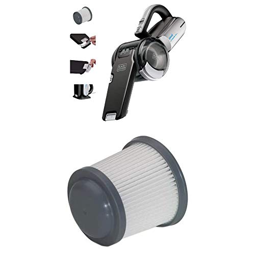 BLACK+DECKER BDH2000PL MAX Lithium Pivot Vacuum, 20-Volt with PVF110 Replacement Filter