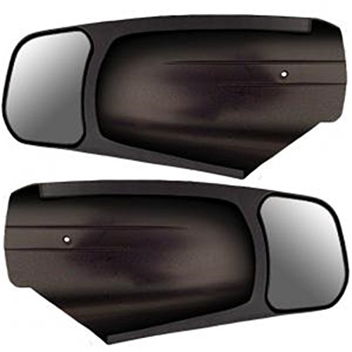 CIPA 10950 Chevrolet/GMC Custom Towing Mirror - Pair, Black