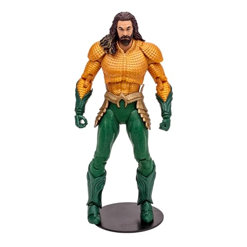 McFarlane - DC Aquaman 2 Movie 7 - Aquaman (Hero Costume -Gold & Green Suit)