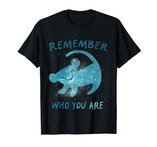 Disney The Lion King Simba Remember Who You Are Splatter T-Shirt