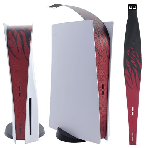 PPGOD New Version 2.0 Dust Cover Net for PS5 Console, PS5 Heatsink Barrier Pets Hair Anti-dust Cover Dustproof for Playstation 5 (Spider)