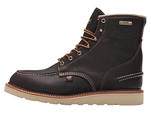 Thorogood Men's 814-3600 1957 Series 6' Moc Toe, MAXwear Wedge Waterproof Non-Safety Toe, Briar Pitstop - 11 2E US