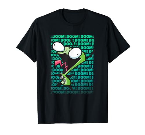 Invader Zim Doom! Doom! Doom! Screaming Gir Gradient Poster T-Shirt