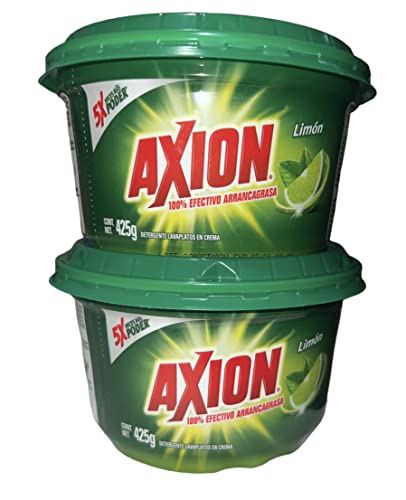 JABON AXION EL VERDADERO ARRANCA GRASA 2 PACK TOTAL DE 850 GRAMOS