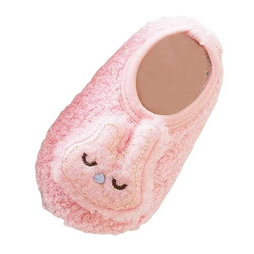 Bblulu Comfortable Cozy Soft House Slippers for Toddler Girl/Boy Cute Soft Plush Anti-Slip Fluffy Fuzzy House Slippers Slip On Moccasins