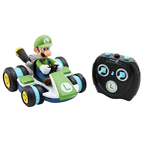 Super Mario 08988-PLY Nintendo Mario Kart 8 Luigi Mini Anti-Gravity Rc Racer 2.4Ghz, with Full Function Steering Create 360 Spins, Whiles & Drift Up To 100' Range - For Kids Ages 4 Plus