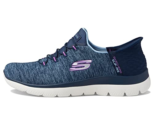 Skechers Summits Navy Purple 8 B (M)
