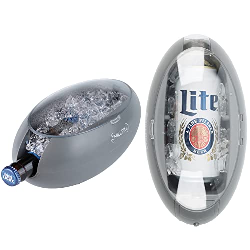 CHILLPILL Instant Beverage Chiller - Universal Can and Bottle Mini Cooler For Drinks - Rapid Chiller for Beer and Soda Lovers - Portable Can Chiller - Personal Small Cooler Accessories