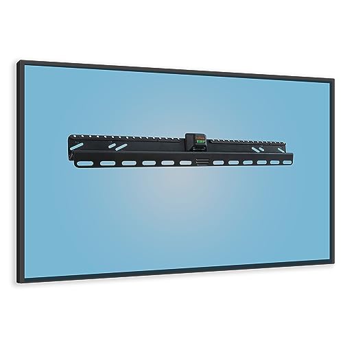 ECHOGEAR No Drill TV Mount for Drywall - Slim No Stud Design Holds TVs Up to 100lbs with Nails - Easy Install with No Drilling Required