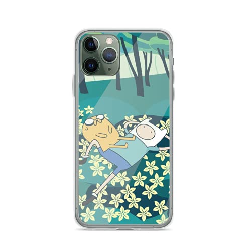 Phone Case Field of Flowers Adventure Time Compatible with iPhone 14 13 12 11 X Xs Xr 8 7 6 6s Mini Pro Max Plus Galaxy Note S9 S10 S20 Ultra Plus