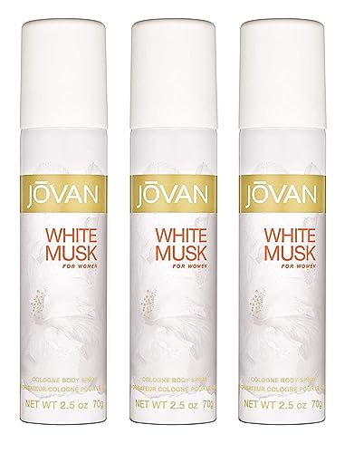 Jōvan White Musk for Women Cologne Body Spray, 2.5 oz - PACK OF 3