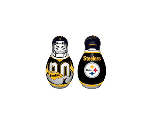 Fremont Die NFL Pittsburgh Steelers Bop Bag Inflatable Tackle Buddy Punching Bag, Standard: 40' Tall, Team Colors