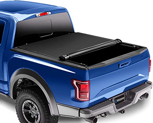 ECCPP 6.5FT Truck Bed Cover Kit Roll Up Tonneau Cover for Chevy Silverado/for GMC Sierra 1500 2014-2018,for Chevy Silverado/for GMC Sierra 2500 HD/3500 HD 2015-2018 - Only Fits 6'5'FT Ttuck Bed