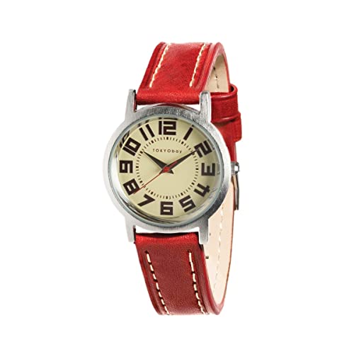 TOKYOBAY Small Track West Red | Womens Watch
