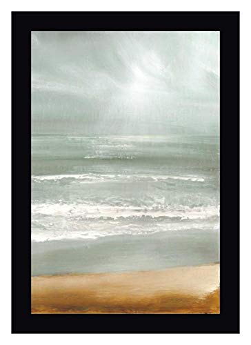 Cloudbreak by Caroline Gold - 21' x 30' Framed Canvas Art Print - Black Frame - Ready to Hang