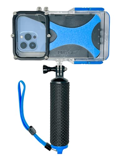 ProShot Dive - Underwater iPhone Housing Rated to 130ft/40m. Universal Waterproof iPhone Case, Compatible with All iPhones. Fits iPhone 6s - iPhone 15 Pro Max. Scuba Diving and Snorkeling iPhone Case.