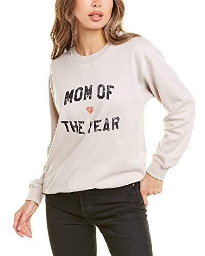 Suburban Riot Mom of the Year Womens Sweaters, Crewneck Sweatshirt, Women's Clothing, Oat, Size XL