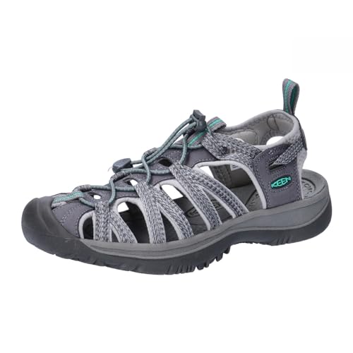 KEEN Women's Newport H2 Closed Toe Water Sandals, Navy/Magnet, 8