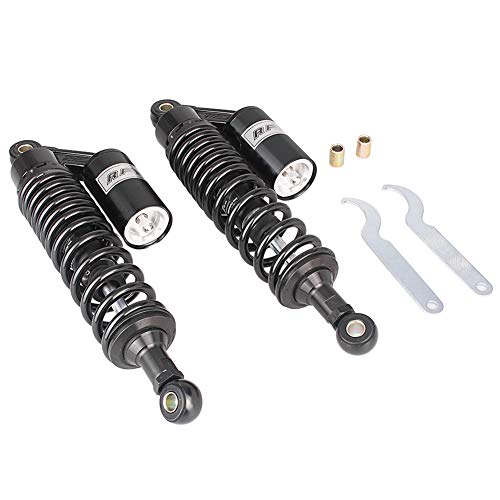 GZYF 320mm Universal Motorcycle Rear Air Shock Absorbers Fit For Honda for Suzuki for Yamaha for Kawasaki ATV Sport Bike Go Kart Chinese Quad Dirt Bike Dual Sport Black