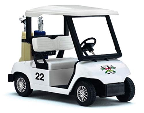 KiNSFUN Golf Cart 4½' Die Cast Metal Model Pullback Action Toy