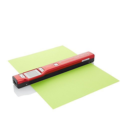 VuPoint ST47 Magic Wand Wireless Portable Scanner, Auto-Feed Docking Station, 8GB MicroSD Card, Protective Carrying Case, JPEG/PDF, Color/Mono, 1.5 LCD, 1050 DPI (Black)