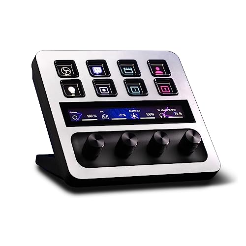 MightySkins Skin Compatible with Elgato Stream Deck + - Solid White | Protective, Durable, and Unique Vinyl Decal wrap Cover | Easy to Apply, Remove, and Change Styles | Made in The USA