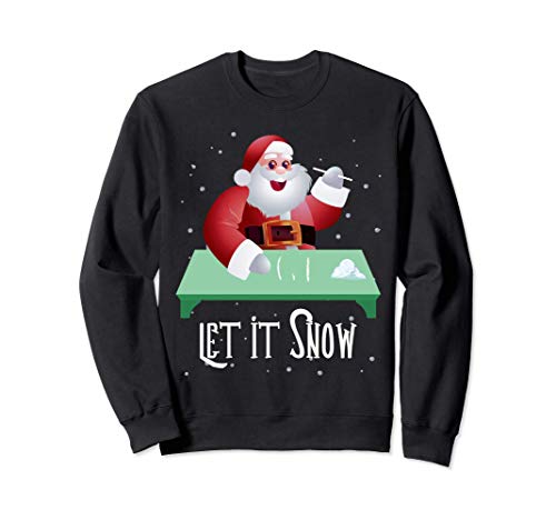 Cocaine Snorting Santa Gift Christmas Sweater Sweatshirt