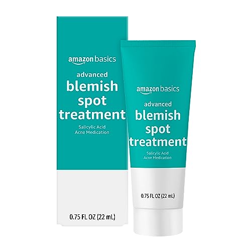 Amazon Basics Advanced Blemish Spot Treatment with 2% Salicylic Acid Acne Medication, 0.75 Fluid Ounces, 1-Pack
