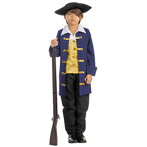 Dress Up America Colonial Costume for Kids - Revolutionary War Costume For Boys - Authentic Aristocrat Costume