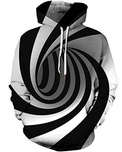 sanatty Unisex Hoodies 3D Print Galaxy Pullover Hooded Sweatshirt Hoodies with Big Pockets