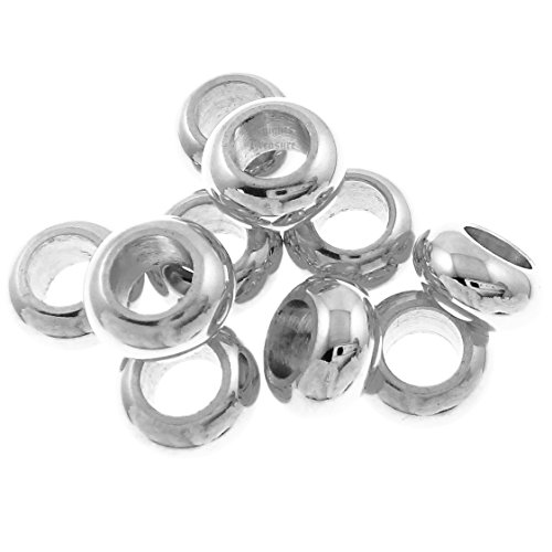 Timeline Treasures Spacer Charms for European Charm Bracelets Stainless Steel