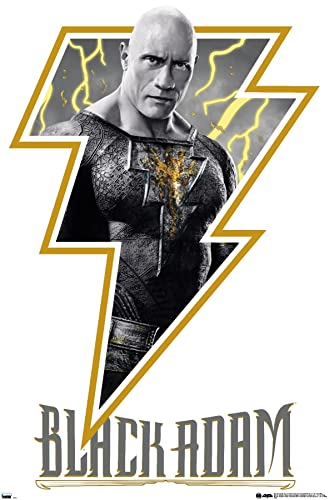 Trends International DC Comics Movie Black Adam - Adam Wall Poster, 22.375' x 34', Unframed Version