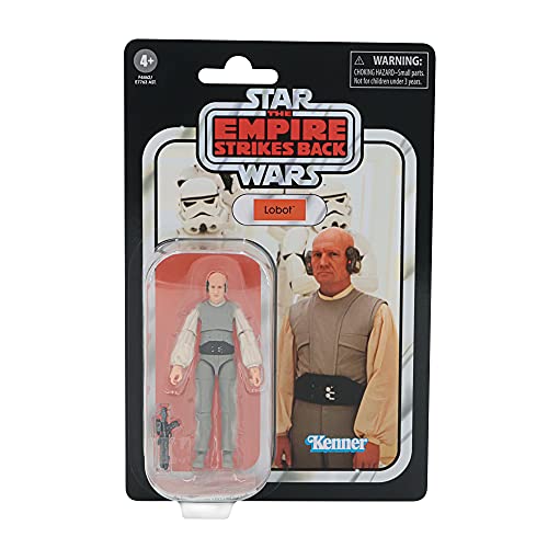 STAR WARS The Vintage Collection Lobot Toy, 3.75-Inch-Scale The Empire Strikes Back Action Figure, Toys for Kids Ages 4 and Up,F4462