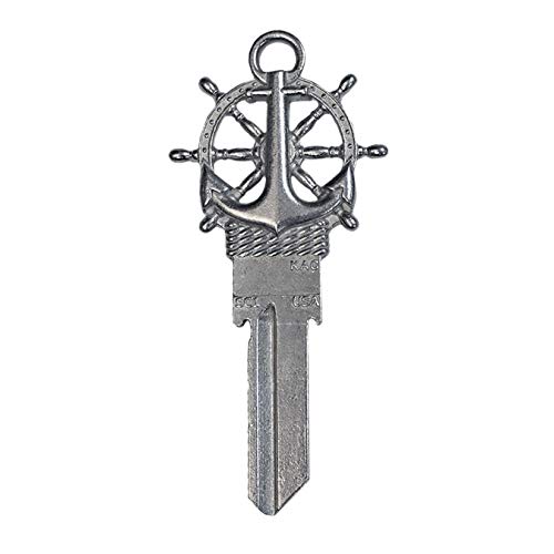 Lucky Line FORGED Key Shapes, ANCHOR - House Key Blank, SC1, 1 key (B304S), Schlage SC1