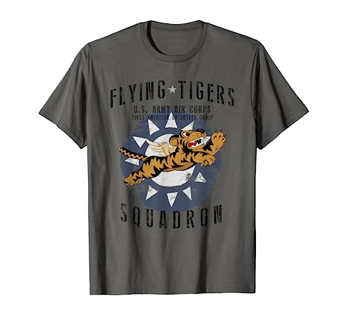 Flying Tiger's WWII Insignia Vintage WW2 Air Corps T-Shirt