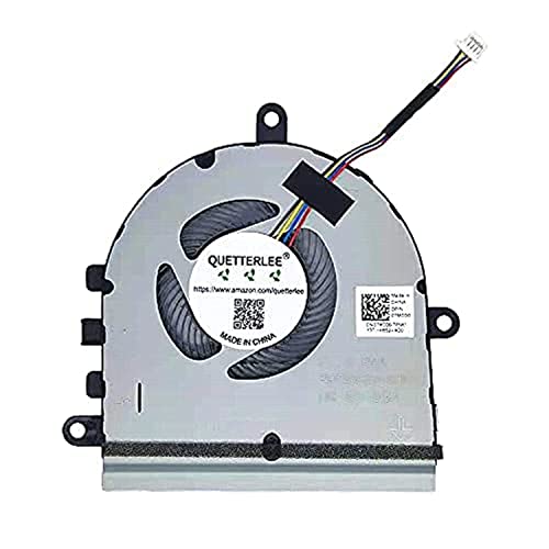 QUETTERLEE Replacement New Laptop CPU Cooling Fan for Dell Inspiron 3533 3583 3593 3585 5593 5594 3501 3505 vostro 3400 3401 3500 2021 3583 3584 Series 07MCD0 DFS531005MCOT FK39 PB7806S05HN2 DC5V Fan