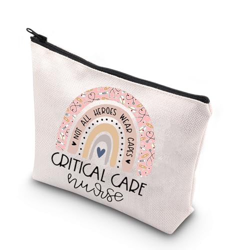 WCGXKO Critical Care Nurse Cosmetic Bag CCU Critical Care Unit Gifts For Nurse (Critical Care Nurse)