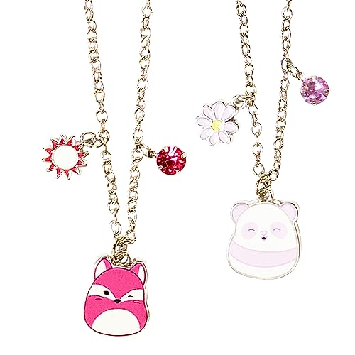 LUV HER Squishmallow Premium BFF Necklaces -Squishmallow Better Girls Jewelery - one Squishmallow for you one for your BFF - Ages 3+