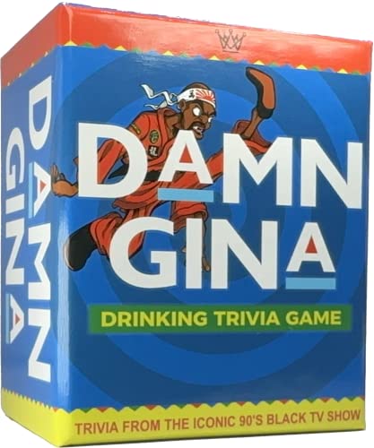 Black Owned - Damn Gina Adult Drinking Trivia Party Card Game from The Iconic 90's Black Tv Show - If You Know The Saying This Game is for You - Family Reunion - Urban Game Night - Bachelor Party Fun