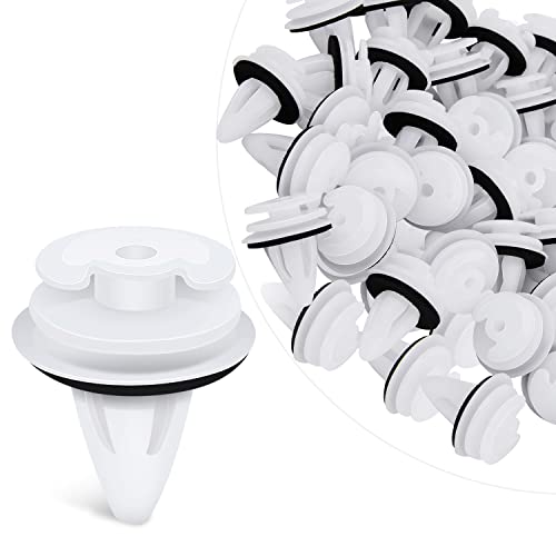 GOOACC 50Pcs Car Door Trim Panel Retainer Clips Bumper Fastener Rivet Clips for BMW 51411973500 Series 3, 5 & 7 E46 E36 E34 E38 E39 M3-with Seal Ring