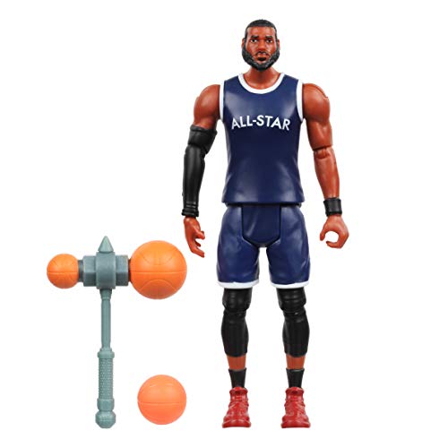 Moose Toys Space Jam: A New Legacy - Baller Action Figure - 5' Lebron James with Acme B-Ball Blocker