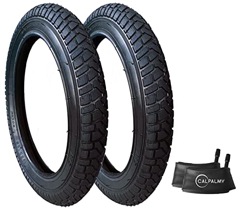 CALPALMY (2 Sets) 20” Kids Bike Replacement Tires and Inner Tubes - Fits Most Kids Bikes Like RoyalBaby, Joystar, and Dynacraft - Made from BPA/Latex Free Premium-Quality Butyl Rubber