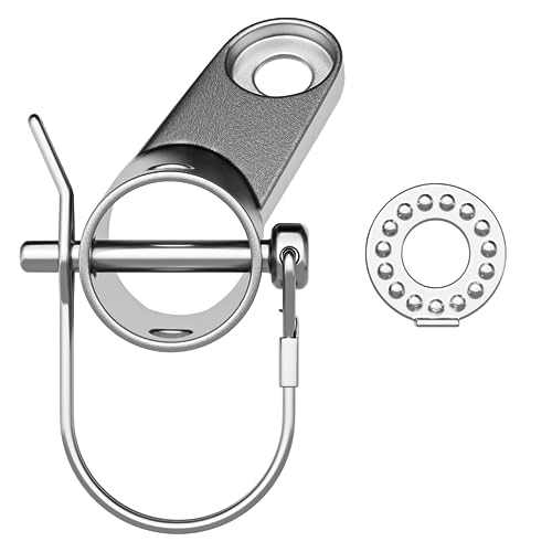 Titanker Upgraded Bike Trailer Attachment Bike Trailer Coupler for Instep & Schwinn Bike Trailers (1 PC-Chrome)