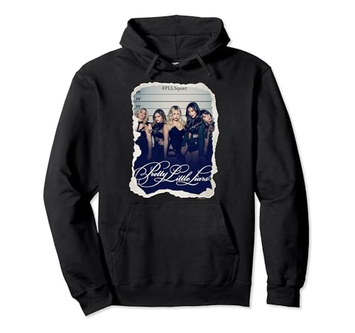 Pretty Little Liars Group Mugshot Torn Photo Pullover Hoodie