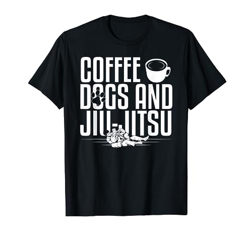 Jujitsu Coffee Dogs And Jiu-Jitsu T-Shirt