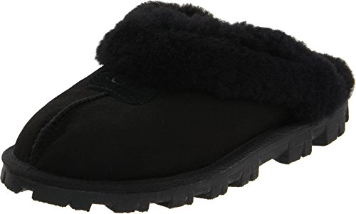 UGG Women's Coquette Slipper, Black, 09