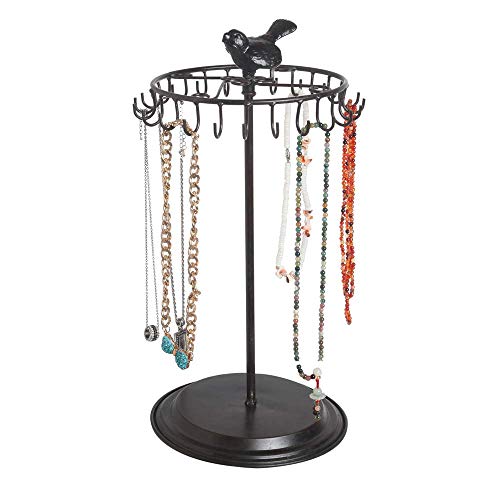 Black Bird Rotating Necklace Holder Bracelet Stand/Jewelry Organizer/Jewelry Tree