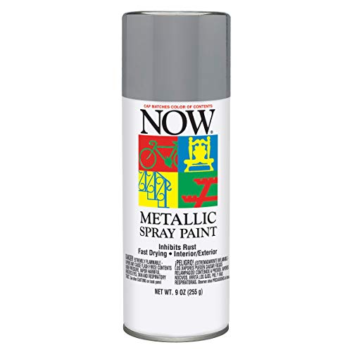 Krylon I21201007 Now Spray Paint, 9 Ounce (Pack of 1), Aluminum Metallic