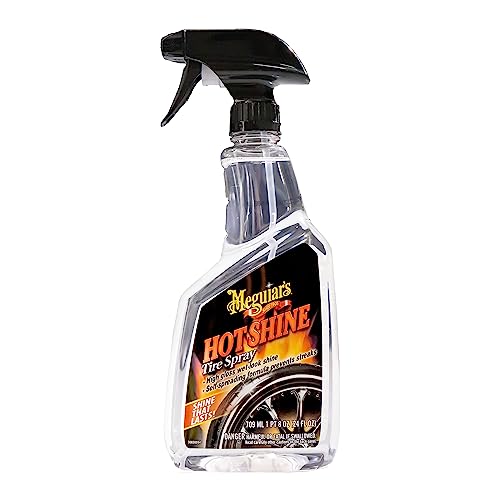 Meguiar's G12024 Hot Shine Tire Spray - 24 Oz Spray Bottle