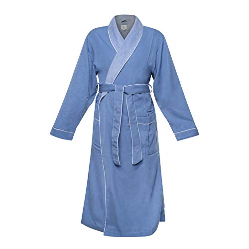 CHADSWORTH & HAIG Ultimate Doeskin Brushed Microfiber Bathrobe Lined In Terry. Luxury Spa & Hotel Bathrobe for Women and Men